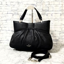 Borsa Kate Spade in pelle a 2 vie tinta unita nera