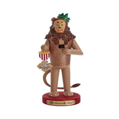 Wizard Of Oz Kurt Adler 10-Inch Cowardly Lion Nutcracker Brown Oz6233L