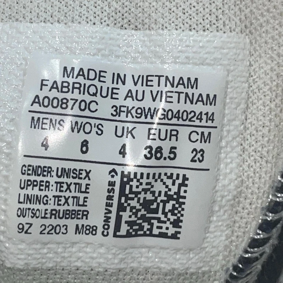 Zapatillas deportivas negras Converse Chuck Taylor All Star Lugged 2.0 Hi para mujer talla 6 Foto 3 de 4