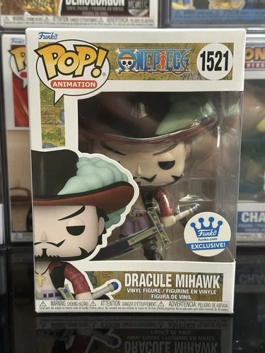 Funko Pop! One Piece Dracule Mihawk #1521 Funko Shop Exclusive w/ Protector