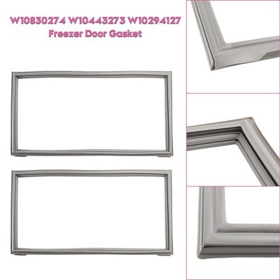 2 Pack W10830274 Freezer Door Gasket für Maytag Refrigerator W10443273 W10294127