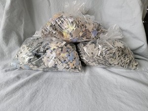 1.95 lbs of Random Puzzle Pieces for Crafting