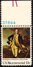 U.S. Stamp Scott #1704, 13¢ George Washington at Princeton, 1977, MNH F/VF