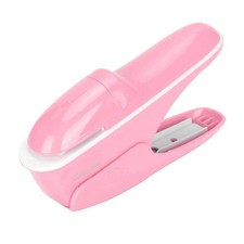 Staple-Free Stapler Stapleless Paper Joiner Binding Tool Pink
