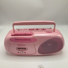 RARE Y2K Hello Kitty RM-120KT Pink AM FM Radio Cassette Recorder Box Japan