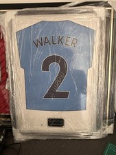 Signed Kyle Walker Shirt Man City Premier League With COA