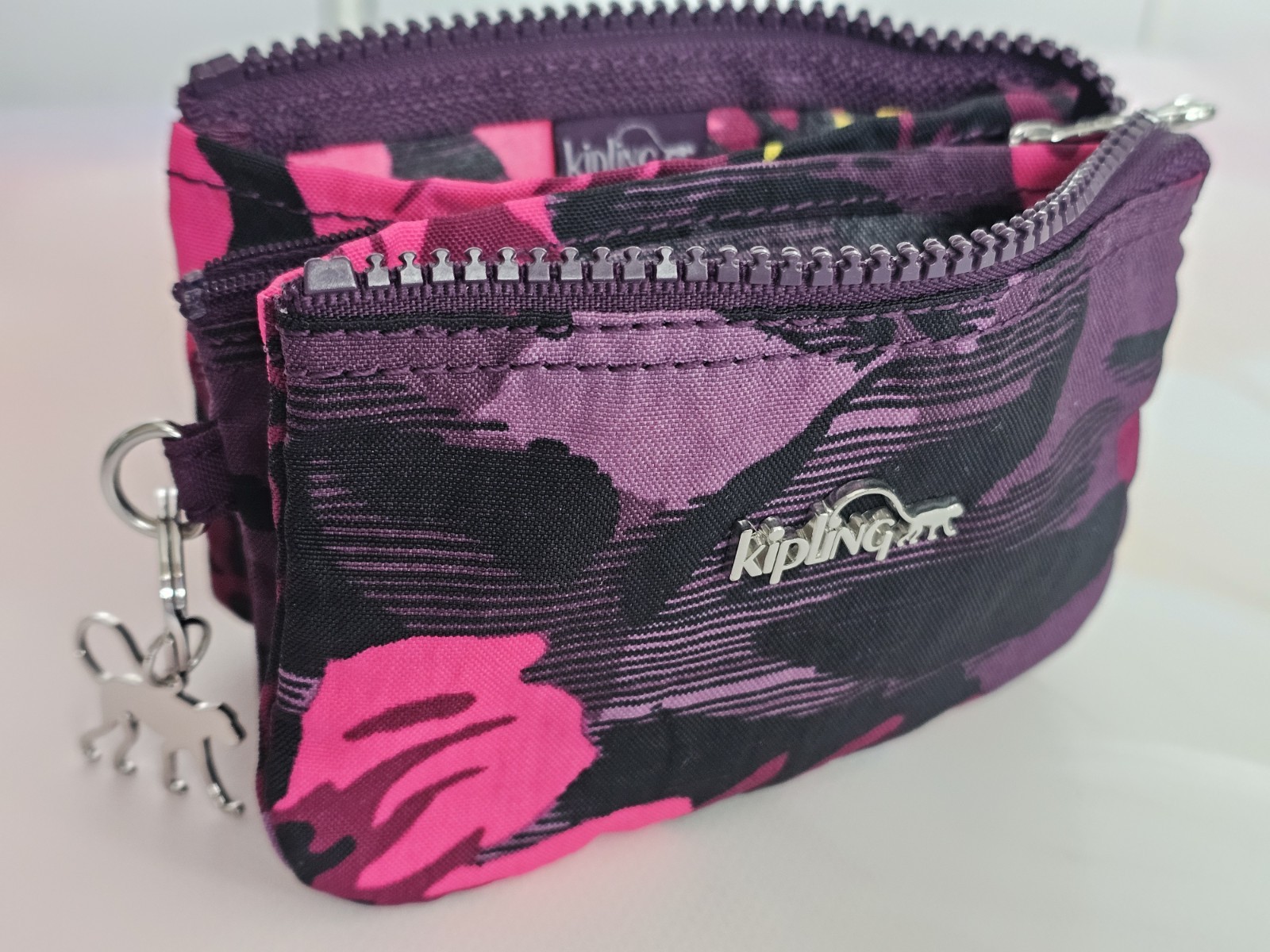 Kipling Multicoloured Creativity S Purse With Met… - image 1