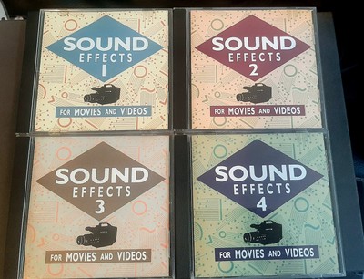 Sound Effects For Movies And Videos - 10 CD Collection - Sampling CD - SFX