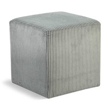 Meridian Furniture 446Grey Roy Collection Modern | Contemporary Ottoman/Stool
