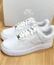 Nike Air Force 1 "Triple White" Low Top Classic Sneakers US Size