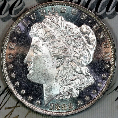 1882-O CAMEO DMPL SUPERB+ GEM BU DETAILS MORGAN SILVER DOLLAR CX DC45b PCGS