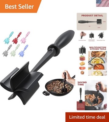 Meat Chopper, Hamburger Grinder,  Heat Resistant Smasher for Ground Beef, Bur...