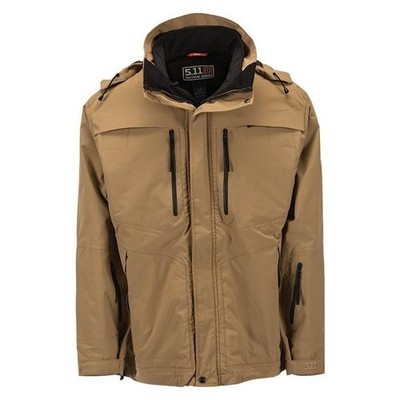 5.11 Tactical Mens Sz S Waterproof Full-Zip Bristol Parka Coyote Brown 48152