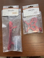 Baja Front Multi Mount Shock Tower & rear shock tower red