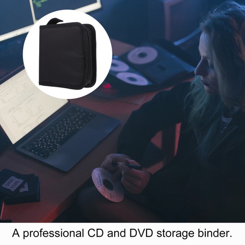 2 Pcs CD-Tasche CD-Halter Aufbewahrung Für Zu Hause CD-Aufbewahrungstasche - Afbeelding 10 van 12