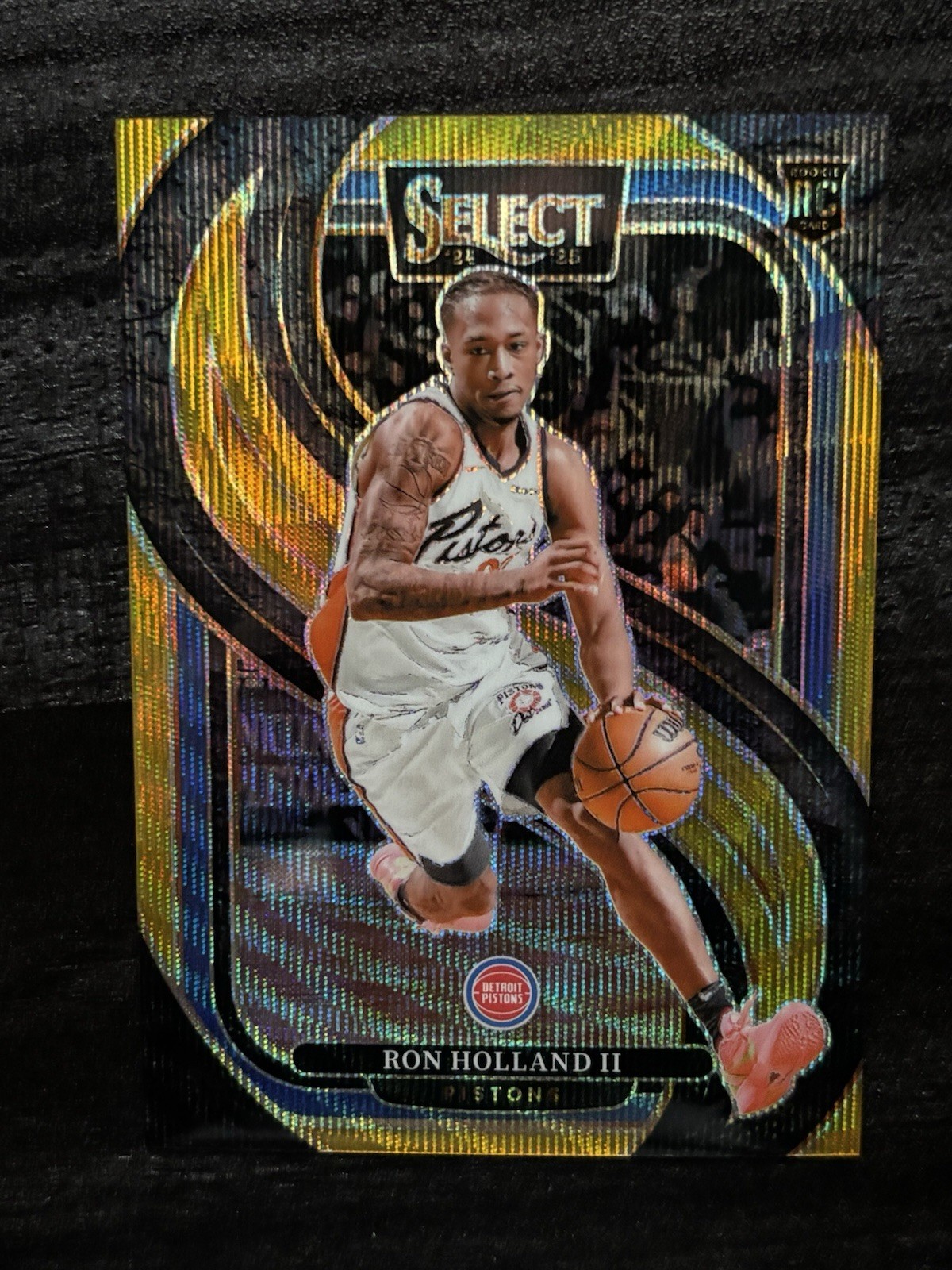 2024-25 Panini Select - Premier Level Ron Holland II #198 Gold Wave /10