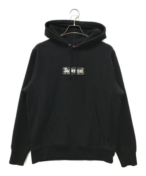 Sweat à capuche logo boîte bandana M