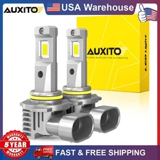 AUXITO 9005 LED Headlight Kit High Low Beam Bulbs Bright 6500K Fanless Wireless