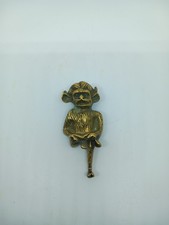 Old Vintage Solid Brass Lincoln Imp Door Knocker - Quirky & Interesting