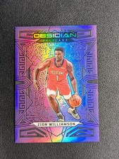 Panini Obsidian Zion rc Purple75シリ Zion Williamson #RA-ZWL Prices | 2019 Panini Obsidian Rookie