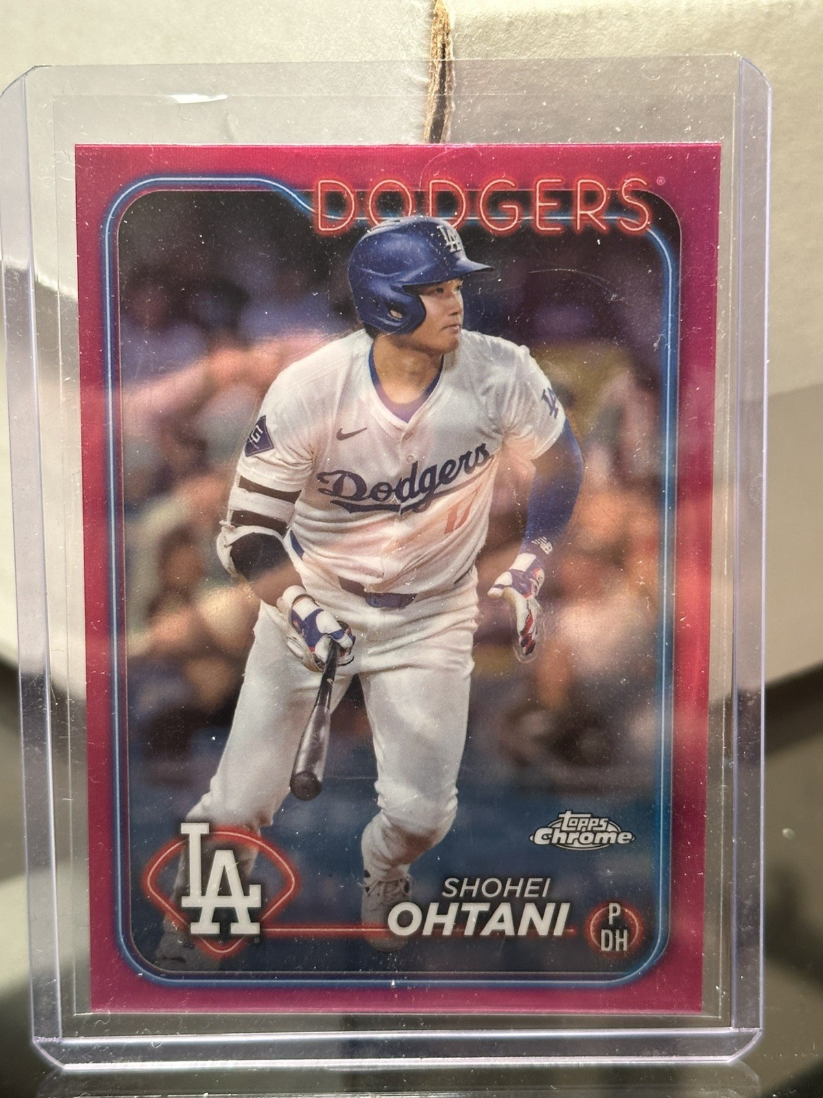 2024 Topps Chrome Pink REFRACTOR Shohei Ohtani #1 Dodgers