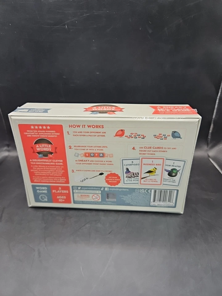 A Little Wordy by Exploding Kittens - 2 Players - Ages 10+ - 15 Minutes to...  - Image 2 of 3