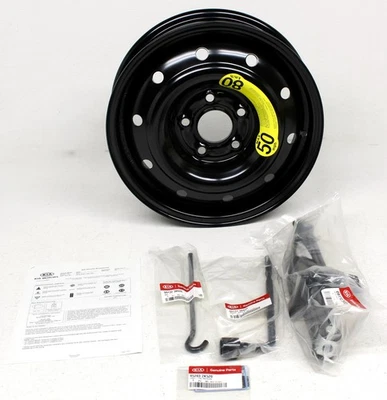 09100-2K992 OEM Black Spare Wheel For KIA Soul - Image 1 of 4