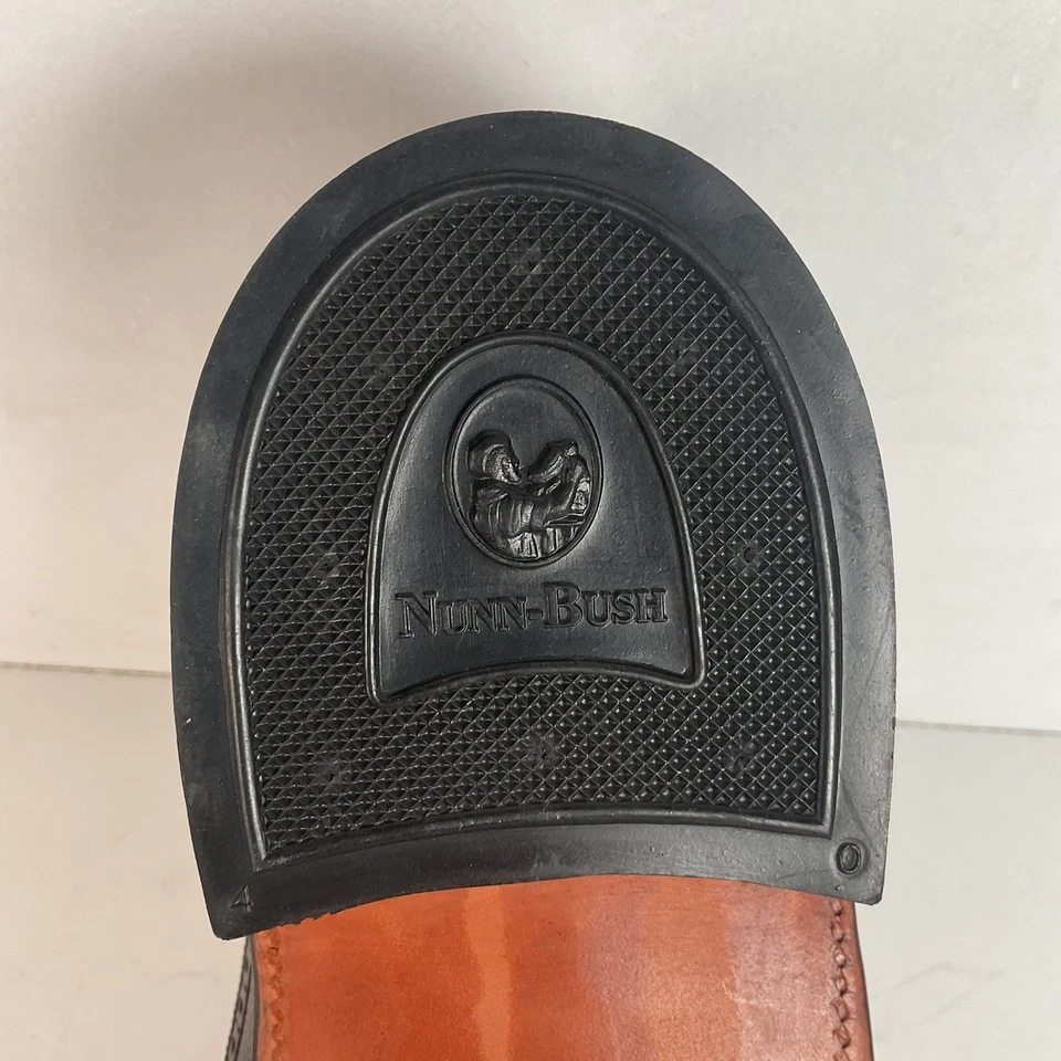 Zapatos Derby Nunn Bush Años 70 10.5 E Brogued Ala Larga Foto 4 de 4