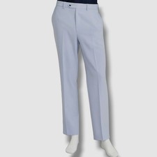Nautica Men's Blue Modern Bi-Stretch Flat Front Gaff Pants Suit Size 36W