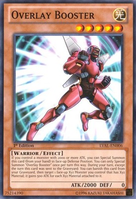 Overlay Booster - LVAL-EN006 - Common - 1st Edition - Near Mint