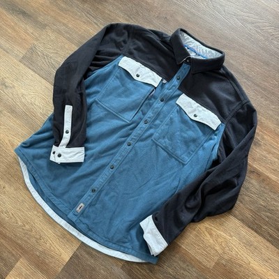 Patagonia Early Rise Snap Shirt Men s Sz XL Fleece Outdoor Blue