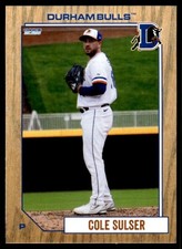 2025 Cole Sulser Choice Minor League Rookie Card Durham Bulls