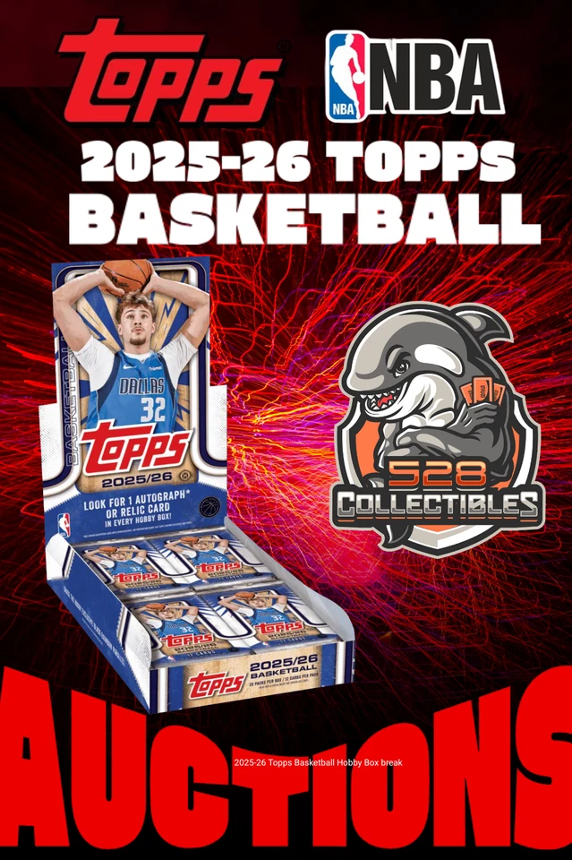 $1 Auctions! 2025-26 Topps Basketball Hobby Box break.