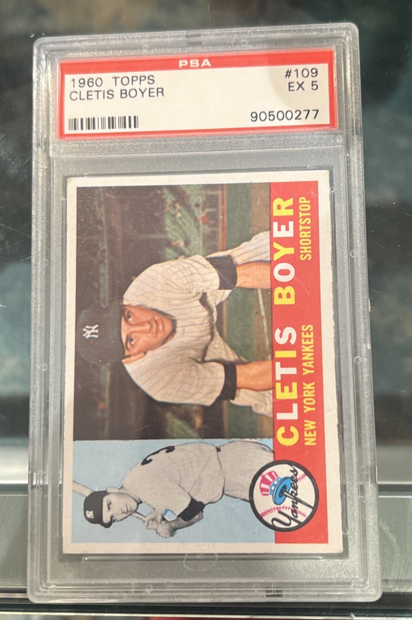 1960 Topps TOPPS #109 Cletis Boyer front