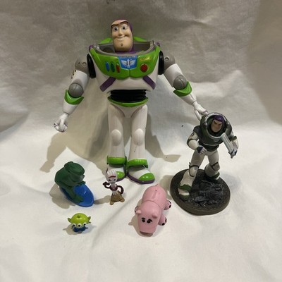 Disney Toy Story Pvc Figure Lot Of 6 Buzz Forky Ham Rex Good Condition
