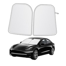 Tesla Windshield Sun Shade for Model 3/Y Custom Size - Tesla Model-3  Model-Y