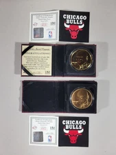 RARE Michael Jordan Highland Mint Elite Medallion Gold Plated Coin 1 of only 500