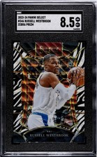 Russell Westbrook [Zebra Prizm] #158 Prices | 2017 Panini Select