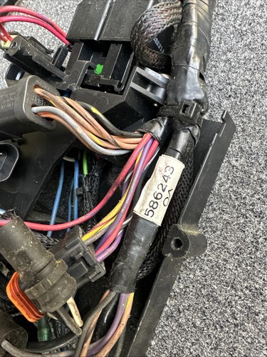 1998 Evinrude Johnson V6 225 HP Trim & Engine Wiring Harness 586243 586228 - Foto 15 di 15