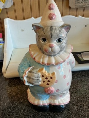 Kitty Cucumber Cookie Jar