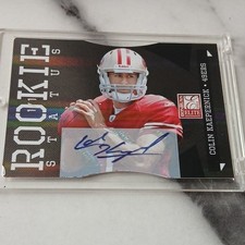 Colin Kaepernick 1/1 2011 Donruss Rookie Status Autographed Rookie Card . rookie card picture