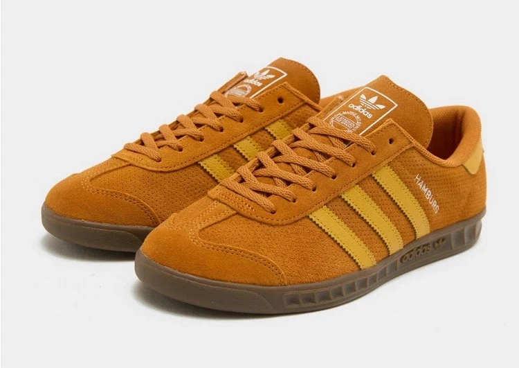 Adidas Originals Hamburg en Naranja y Amarillo Todas las Tallas Stock Limitado - Imagen 2 de 4