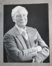 B1206 Sir John Gielgud Foto original signiert