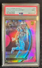 2017 Select Christian Mccaffrey Concourse Rookie #74 PSA 9 PINK PRIZM 9 / 10 