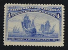 CKStamps: US Stamps Collection Scott#233 4c Columbian Mint H OG