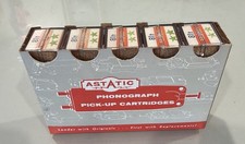 ASTATIC Phonograph Pick-Up Cartridges 81t 5 Pack UNOPENED Store Display