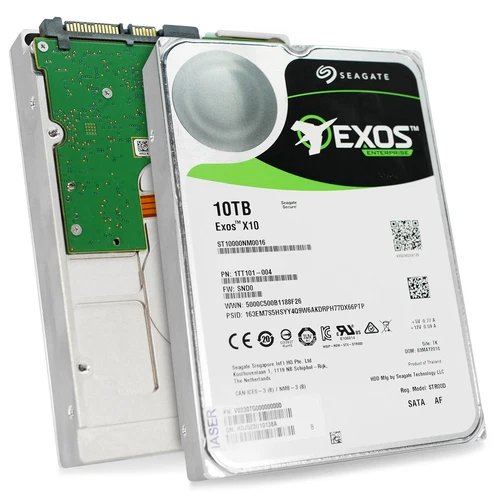 Seagate Exos X10 10TB 7.2K RPM SATA 6GB/s 3.5in Enterprise HDD - ST10000NM0016