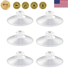Shower Caddy Connectors Suction Cups for Bathroom, 2 Inch PVC Plastic Heavy S...