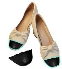 Shoe Filler Insert Pack Of 3 Pairs Black Toe Inserts For Shoes That Are Too Big