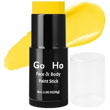Go Ho Cream-Blendable Full-coverage Yellow Face Body Paint Stick 1.06 oz